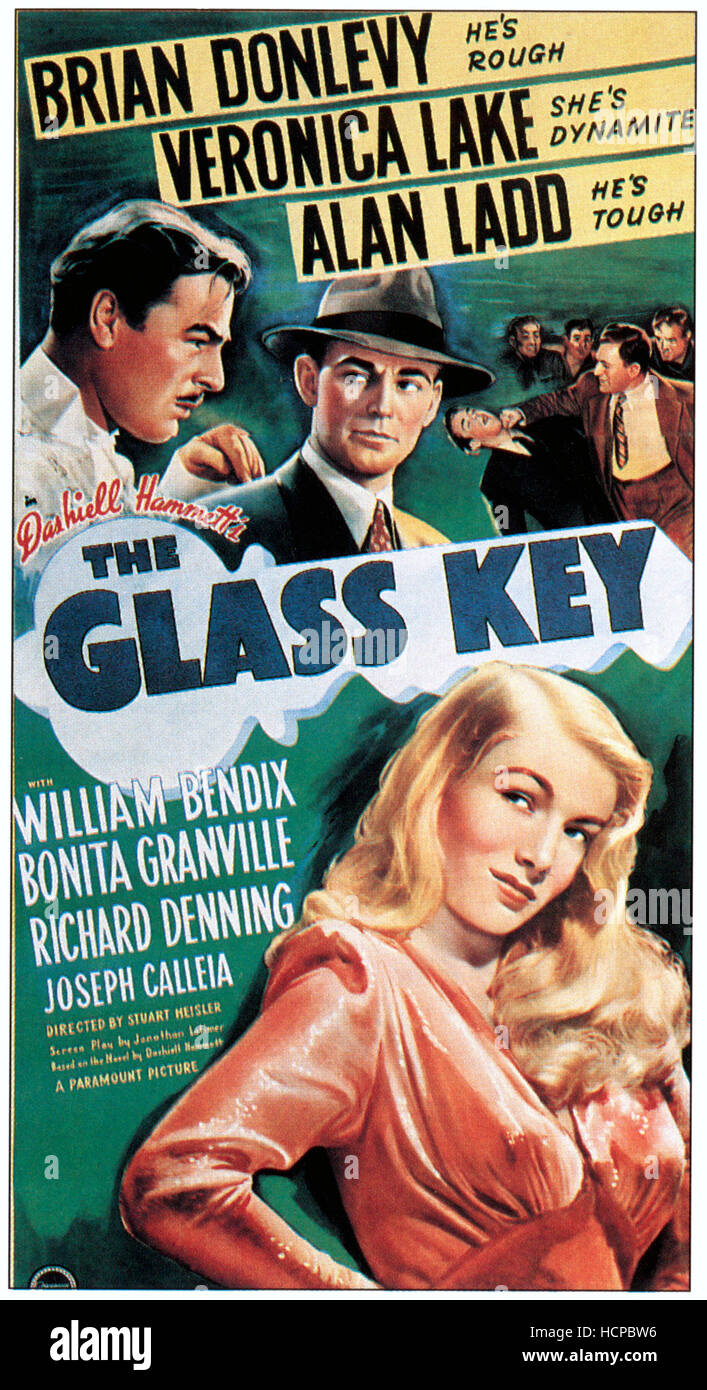 THE GLASS KEY (1942) VERONICA LAKE, BRIAN DONLEVY STUART HEISLER (DIR) 001  MOVIESTORE COLLECTION LTD Stock Photo - Alamy