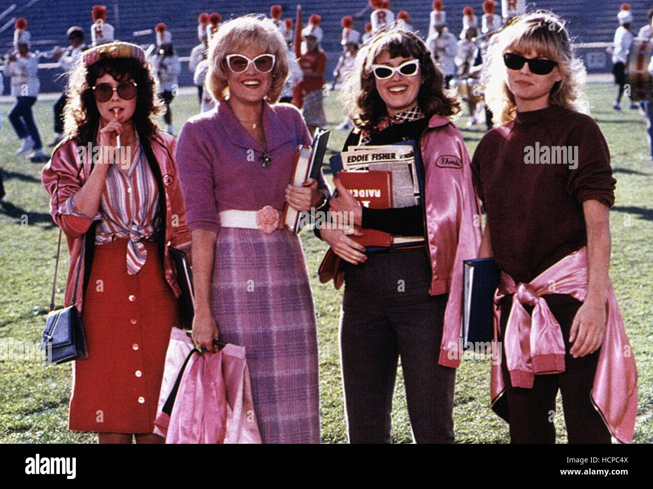 GREASE 2, Maureen Teefy, Lorna Luft, Alison Price, Michelle Pfeiffer, 1982 Stock Photo