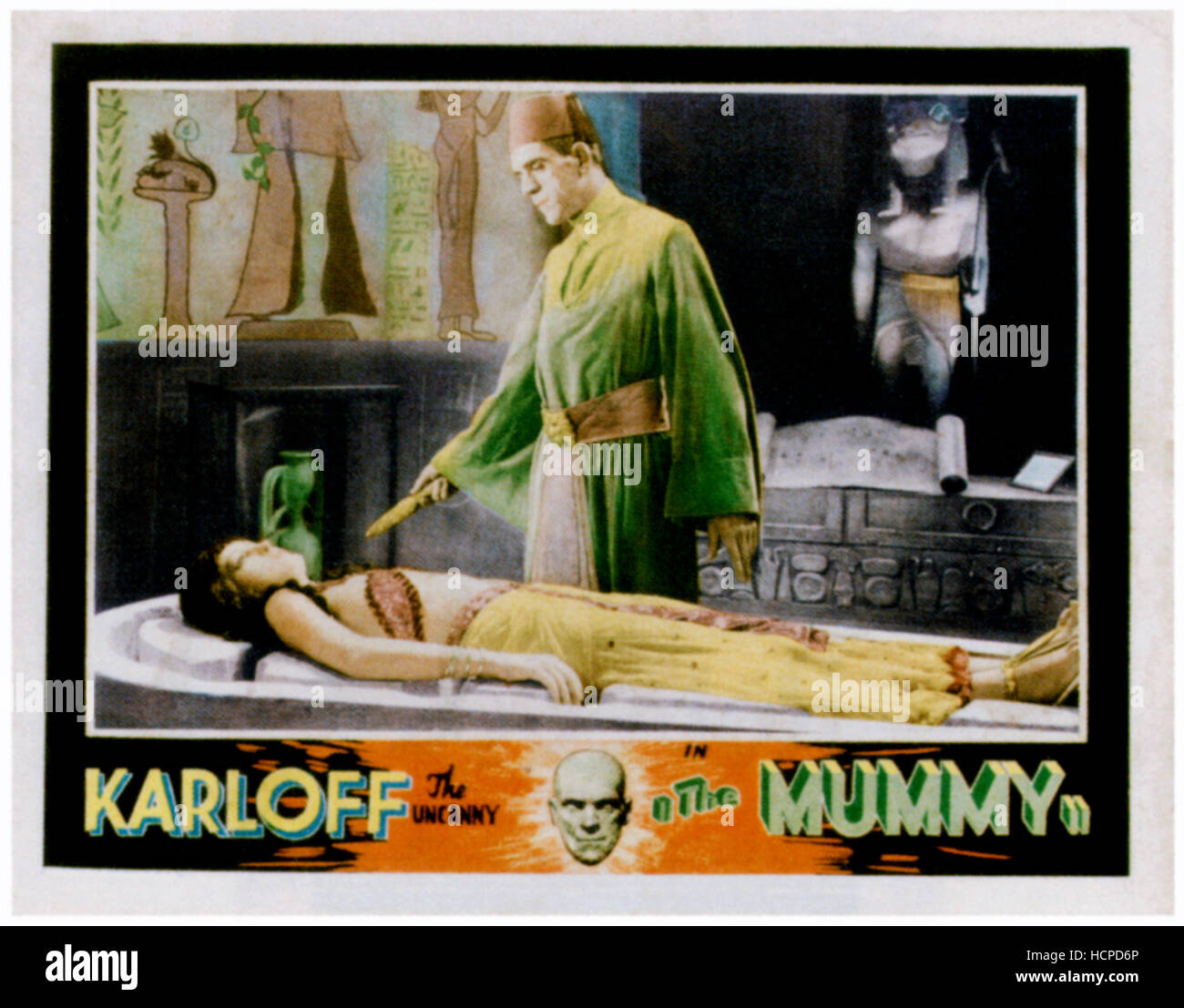 THE MUMMY, Zita Johann, Boris Karloff, 1932 Stock Photo - Alamy