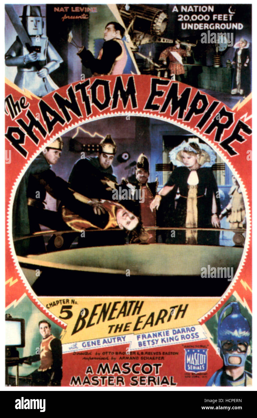 THE PHANTOM EMPIRE, 'Chapter 5: Beneath The Earth', 1935 Stock Photo ...