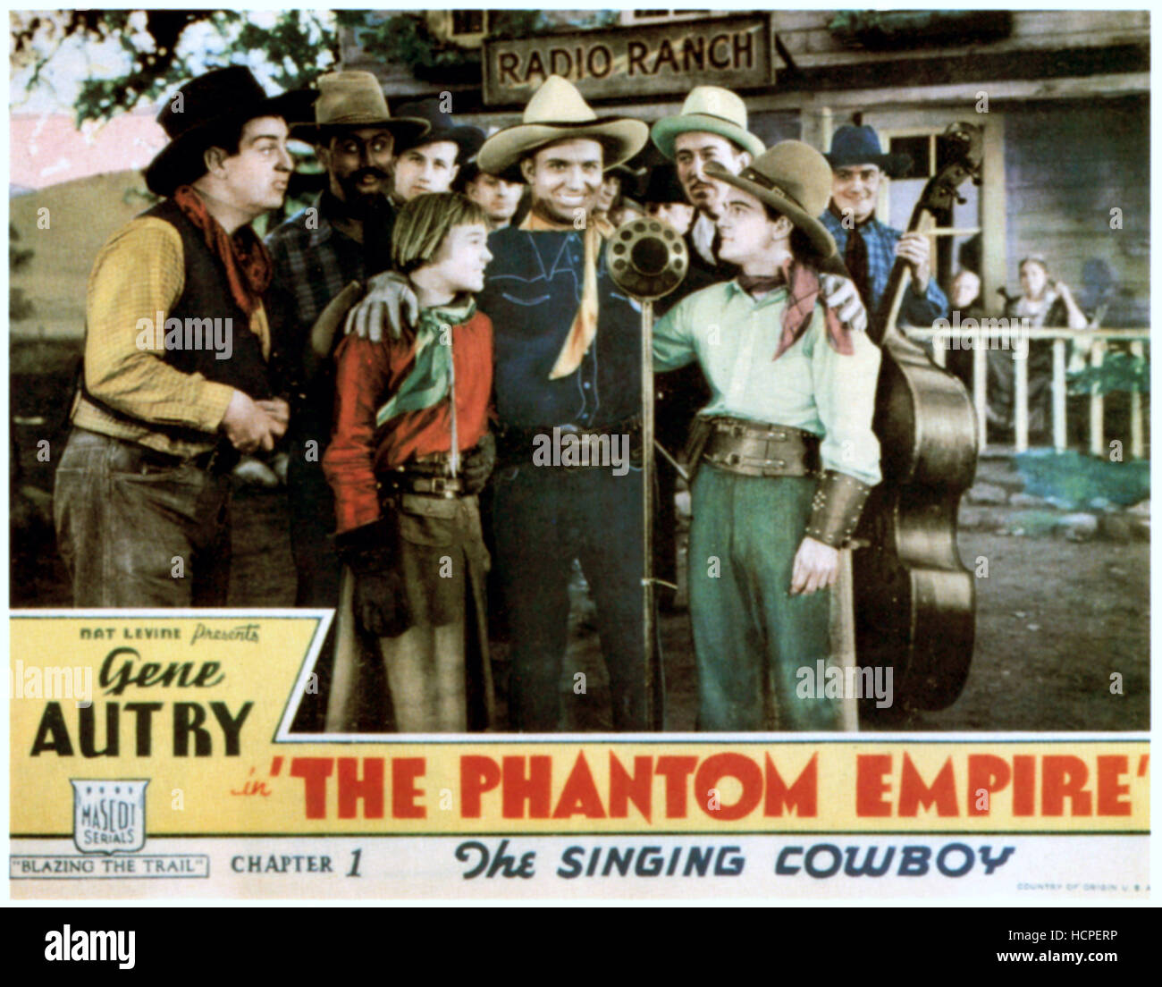 THE PHANTOM EMPIRE, center: Gene Autry, right from center: Frankie ...