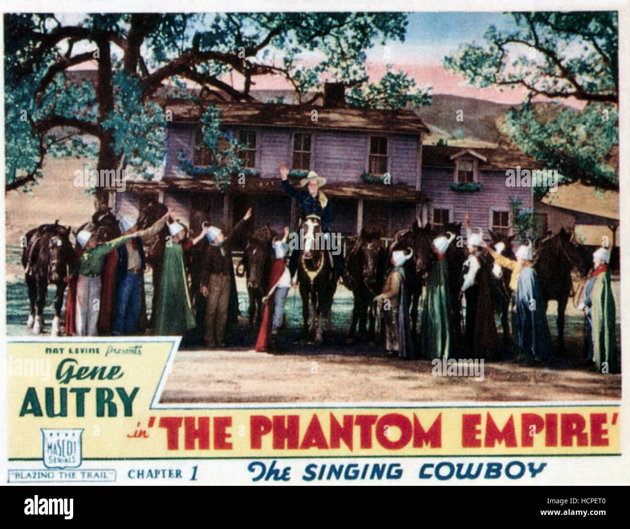 THE PHANTOM EMPIRE, center: Gene Autry in 'Chapter 1: The Singing ...