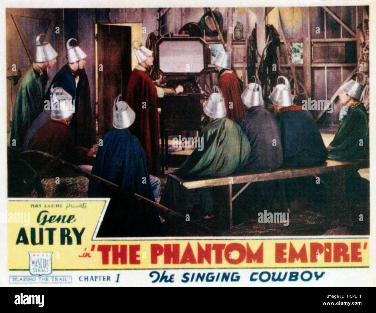THE PHANTOM EMPIRE,'Chapter 1: The Singing Cowboy', 1935 Stock Photo ...