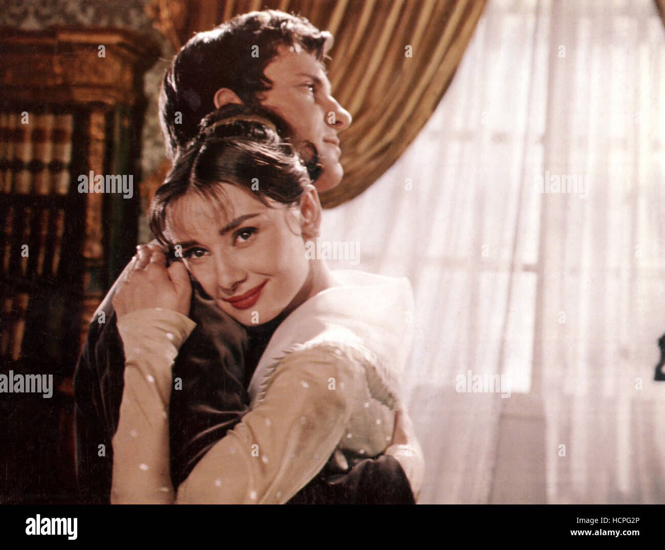 WAR AND PEACE, Jeremy Brett, Audrey Hepburn, 1956 Stock Photo - Alamy, image size:1300x1075