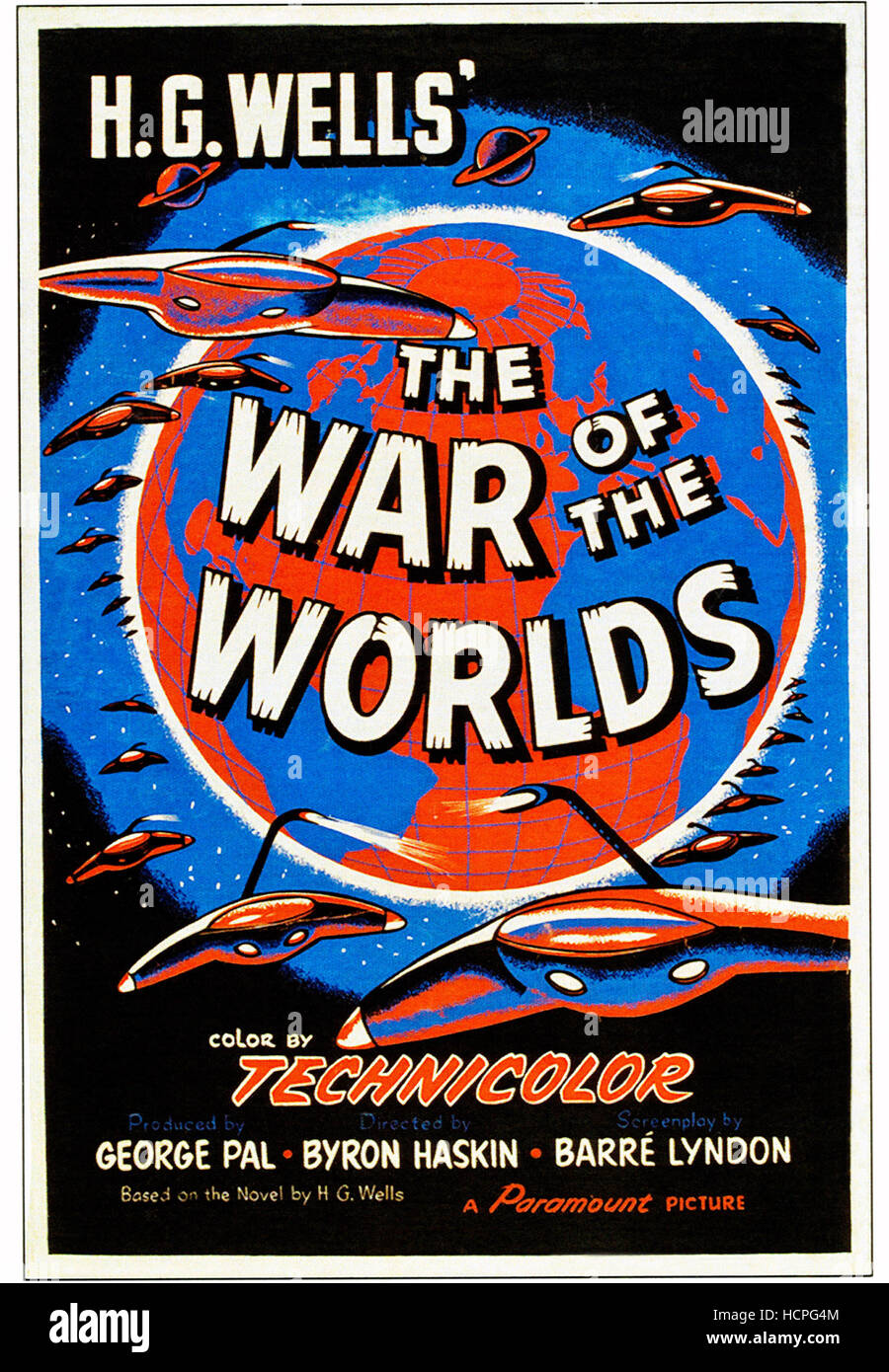 THE WAR OF THE WORLDS, poster art, 1953 Stock Photo