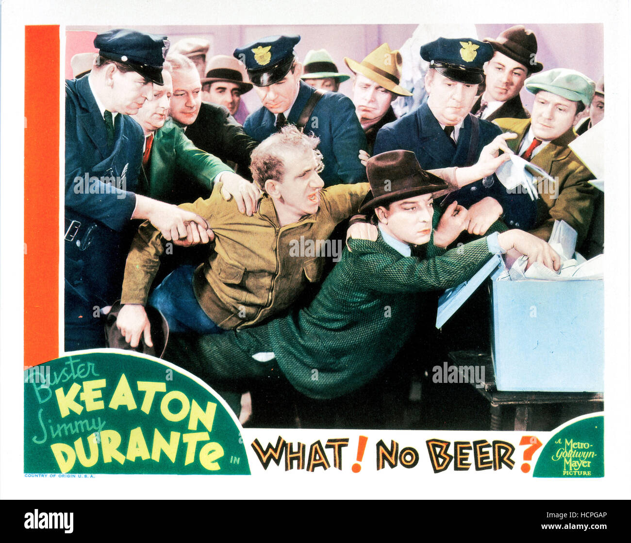 WHAT! NO BEER?, bottom from left Jimmy Durante, Buster Keaton, 1933