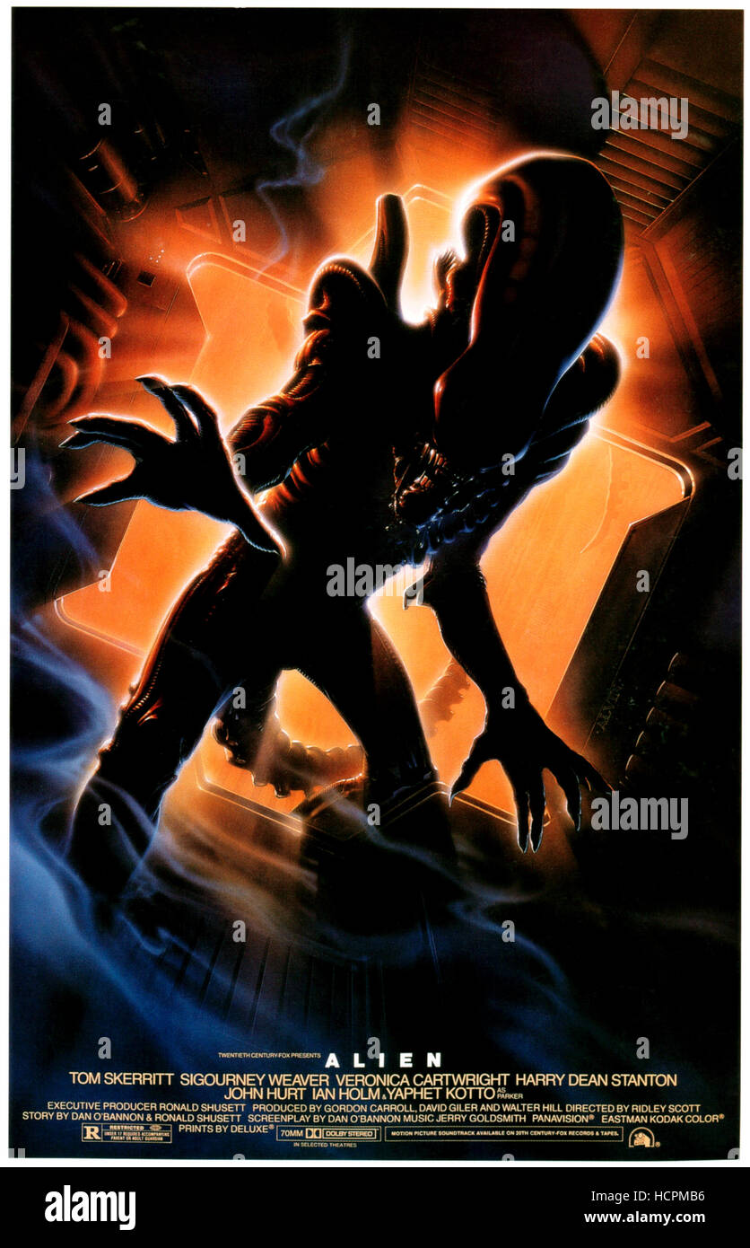 ALIEN, 1989 tenth anniversary poster, 1979, TM and Copyright ©20th ...