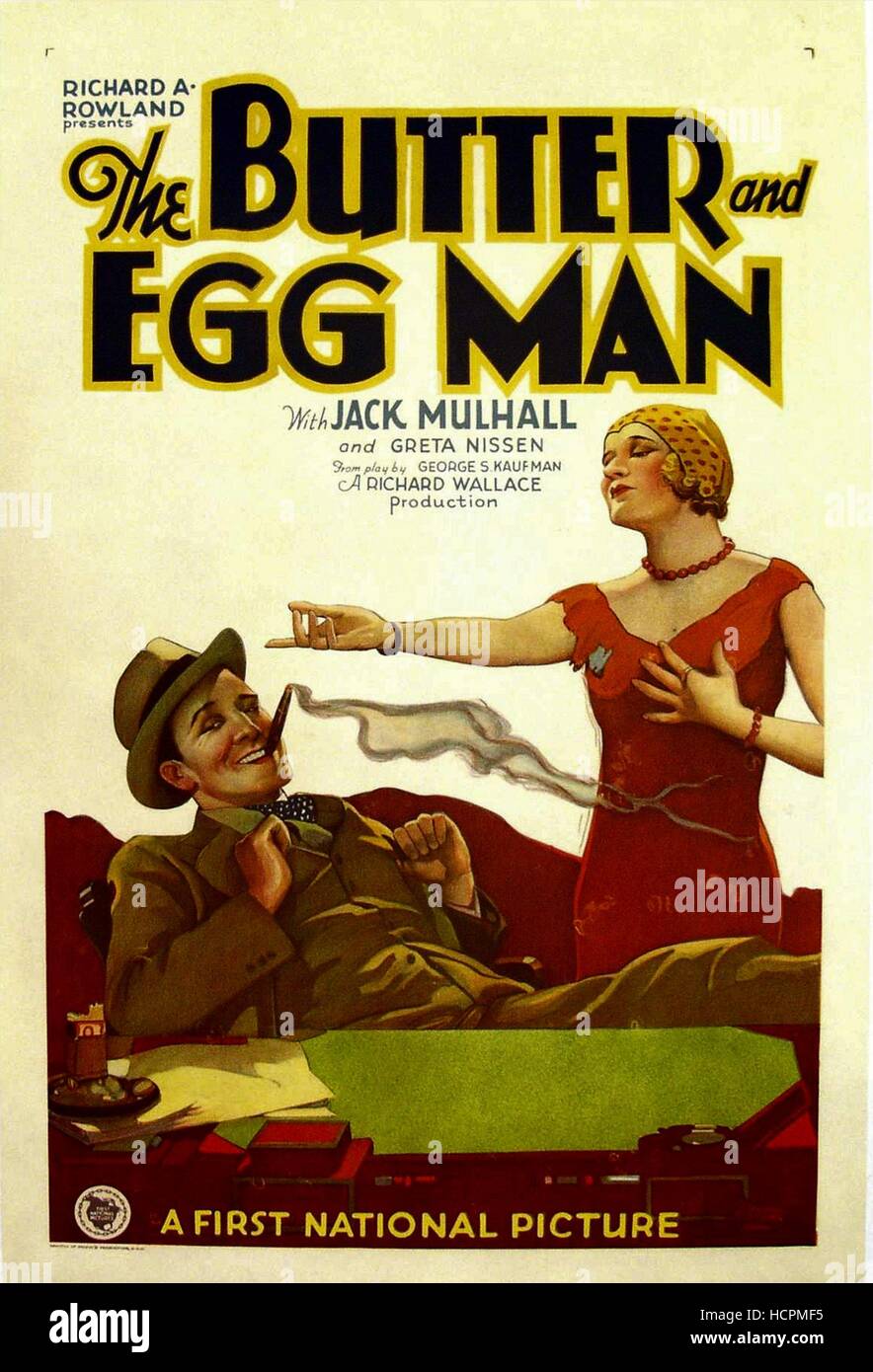 THE BUTTER AND EGG MAN, from left Jack Mulhall, Greta Nissen, 1928