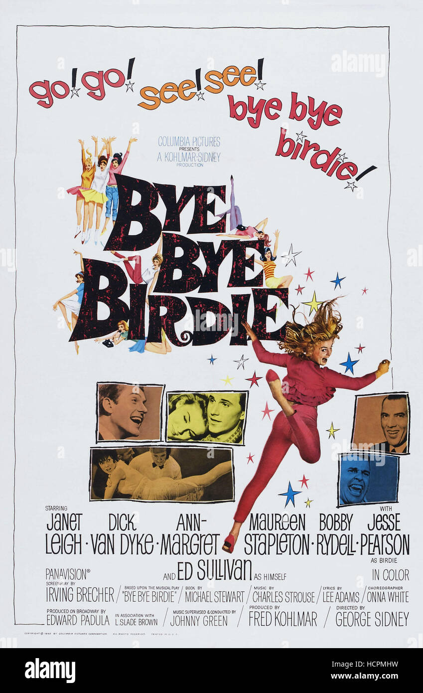 BYE BYE BIRDIE, US poster art, Ann-Margret, (left): Dick Van Dyke, Ann ...