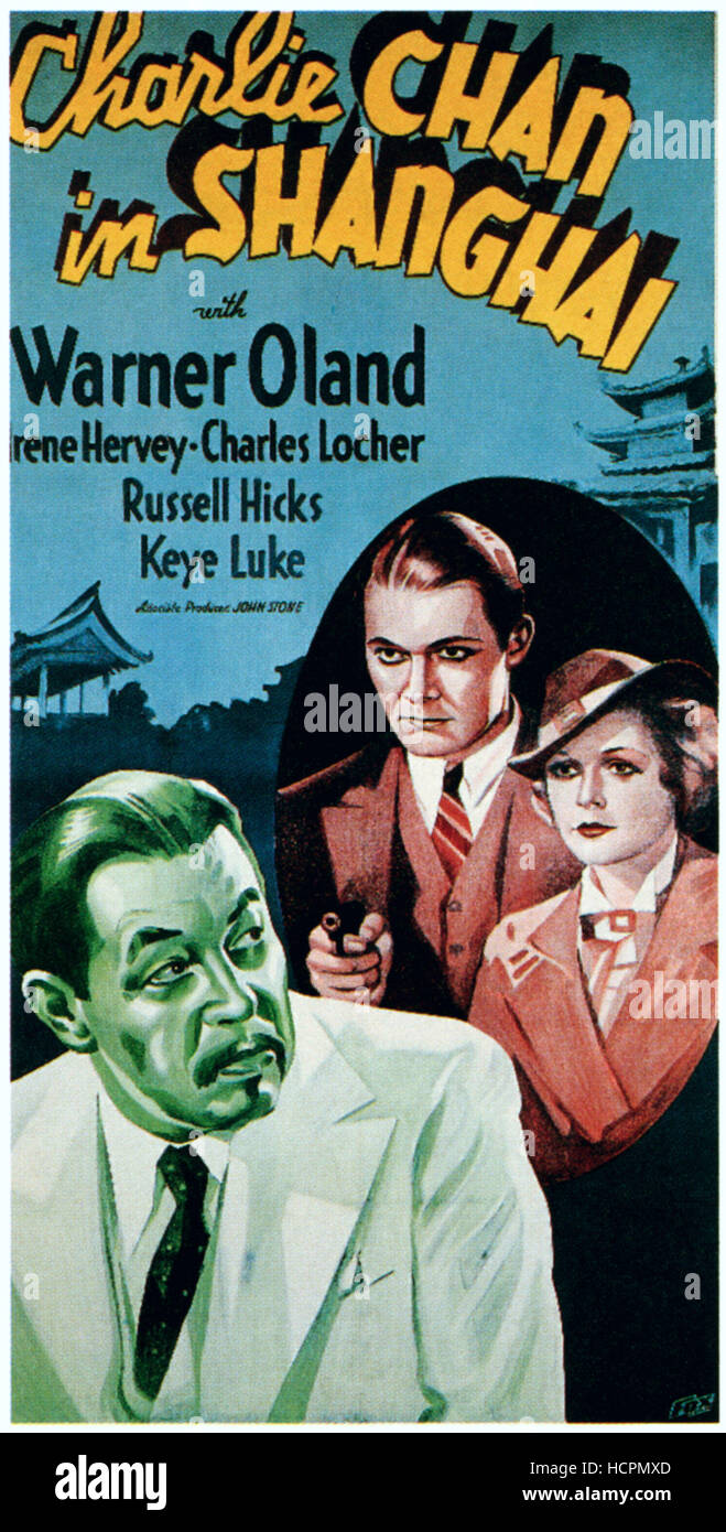 CHARLIE CHAN IN SHANGHAI, Warner Oland, Charles Locher, Irene Hervey ...