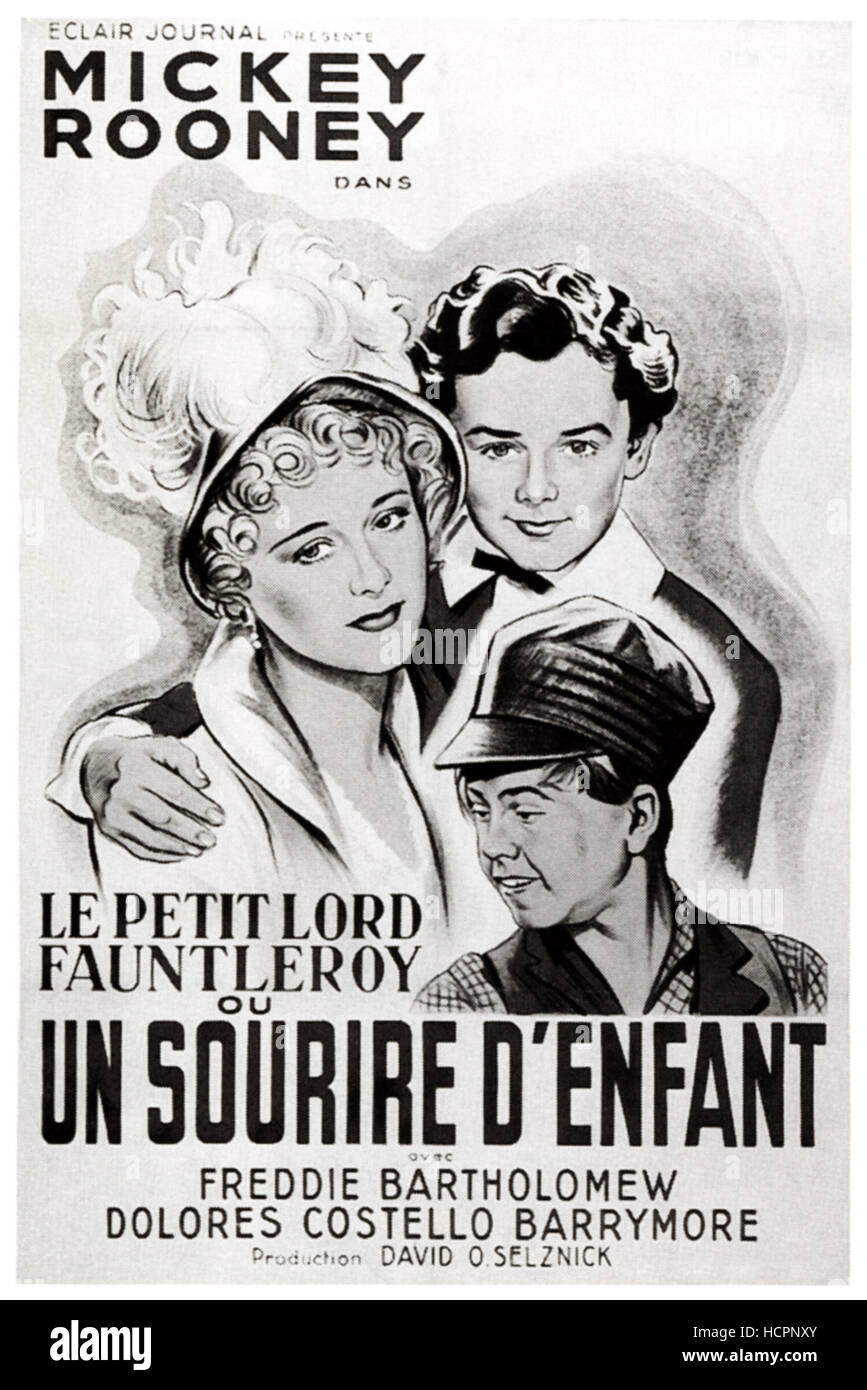 LITTLE LORD FAUNTLEROY (aka LE PETIT LORD FAUNTLEROY OU UN SOURIRE D