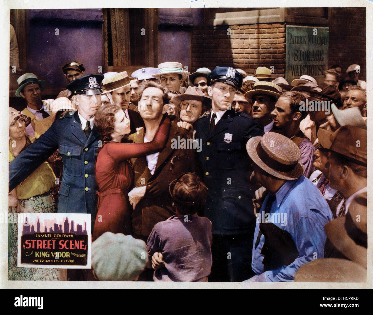 STREET SCENE, second from left: Sylvia Sidney on lobbycard, 1931 Stock ...