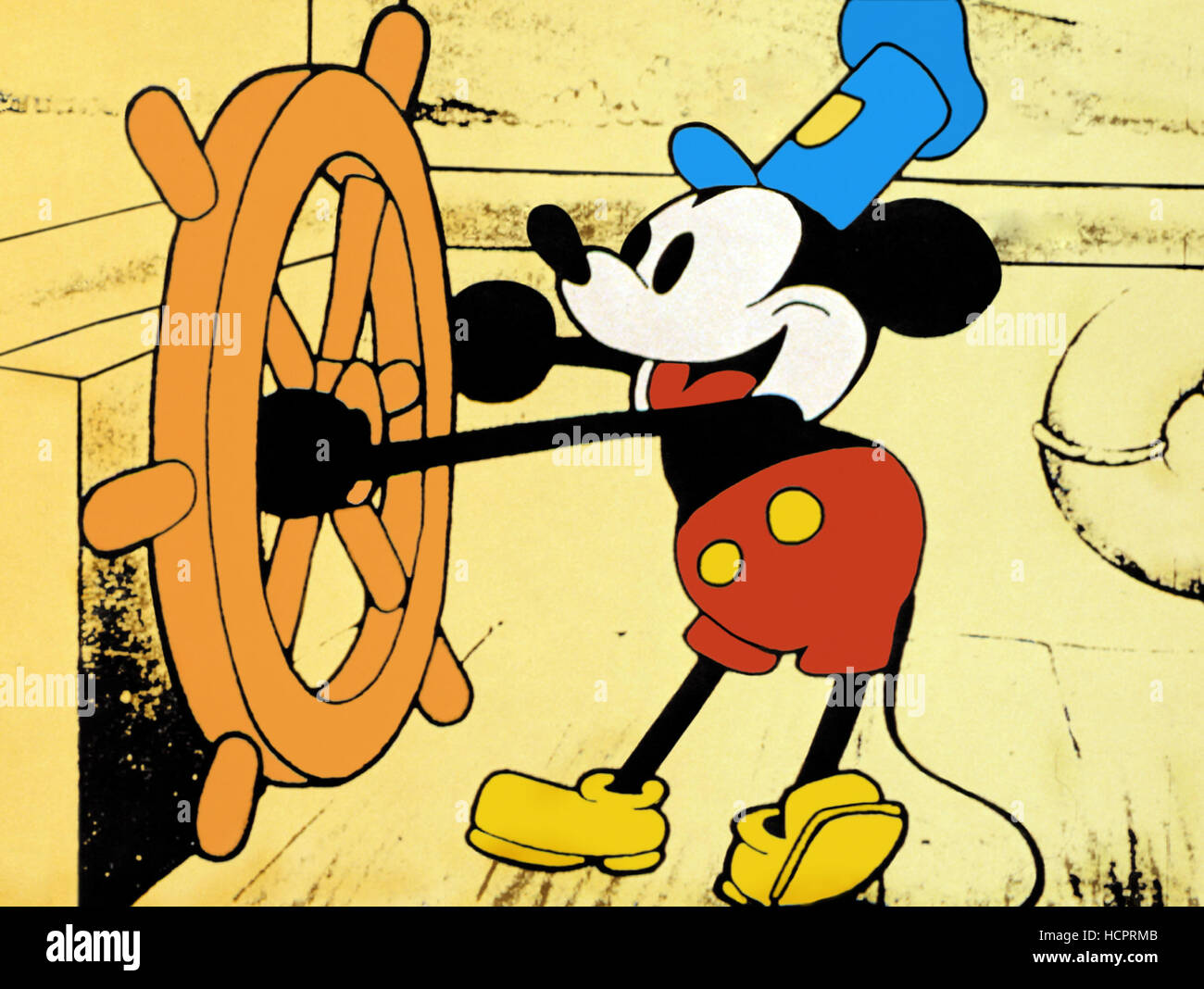 STEAMBOAT WILLIE, Mickey Mouse, 1928, © Walt Disney/Courtesy of Everett Collection Stock Photo