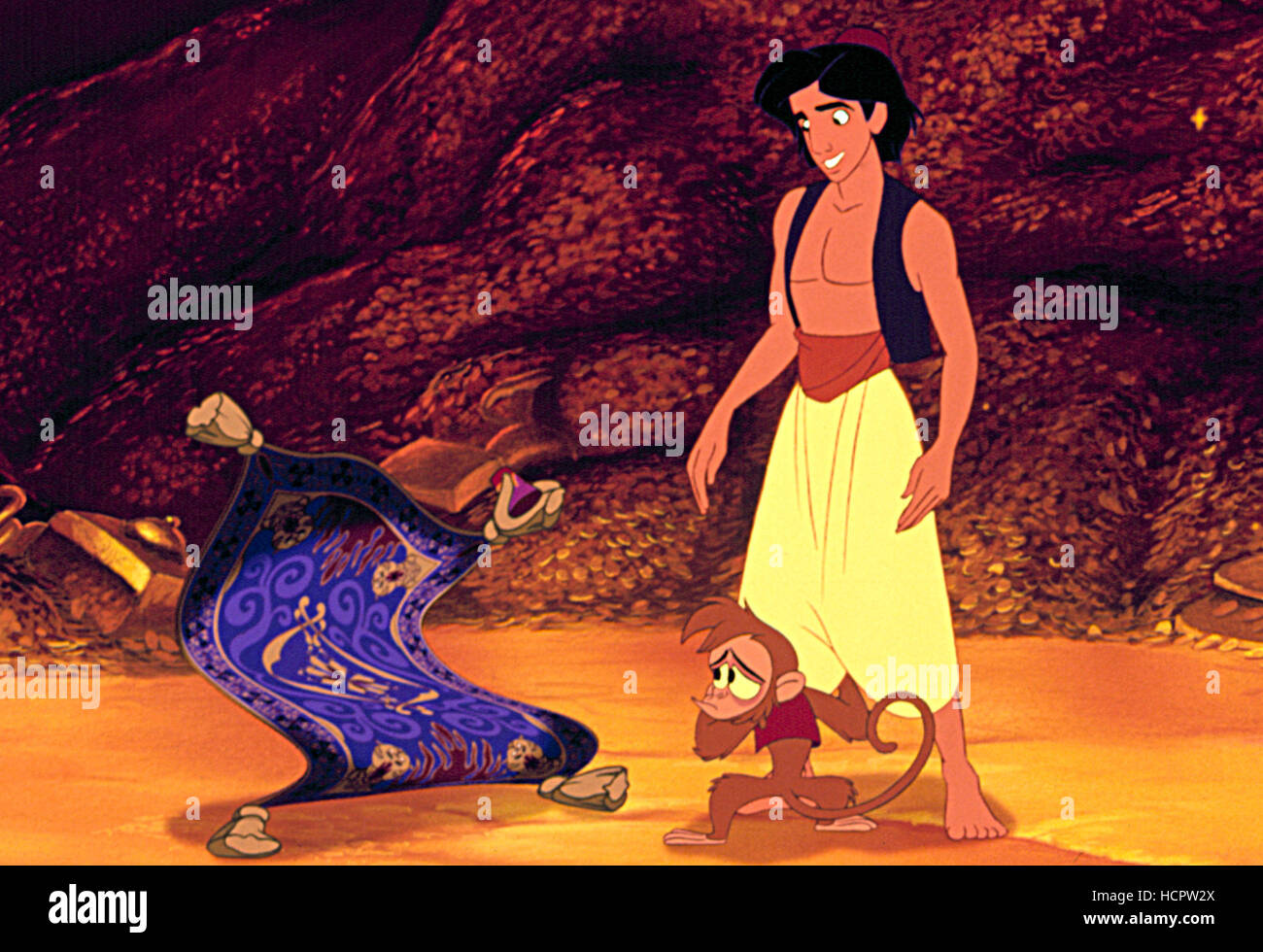 ALADDIN, Magic Carpet, Aladdin, Abu, 1992. (c) Walt Disney/ Courtesy ...