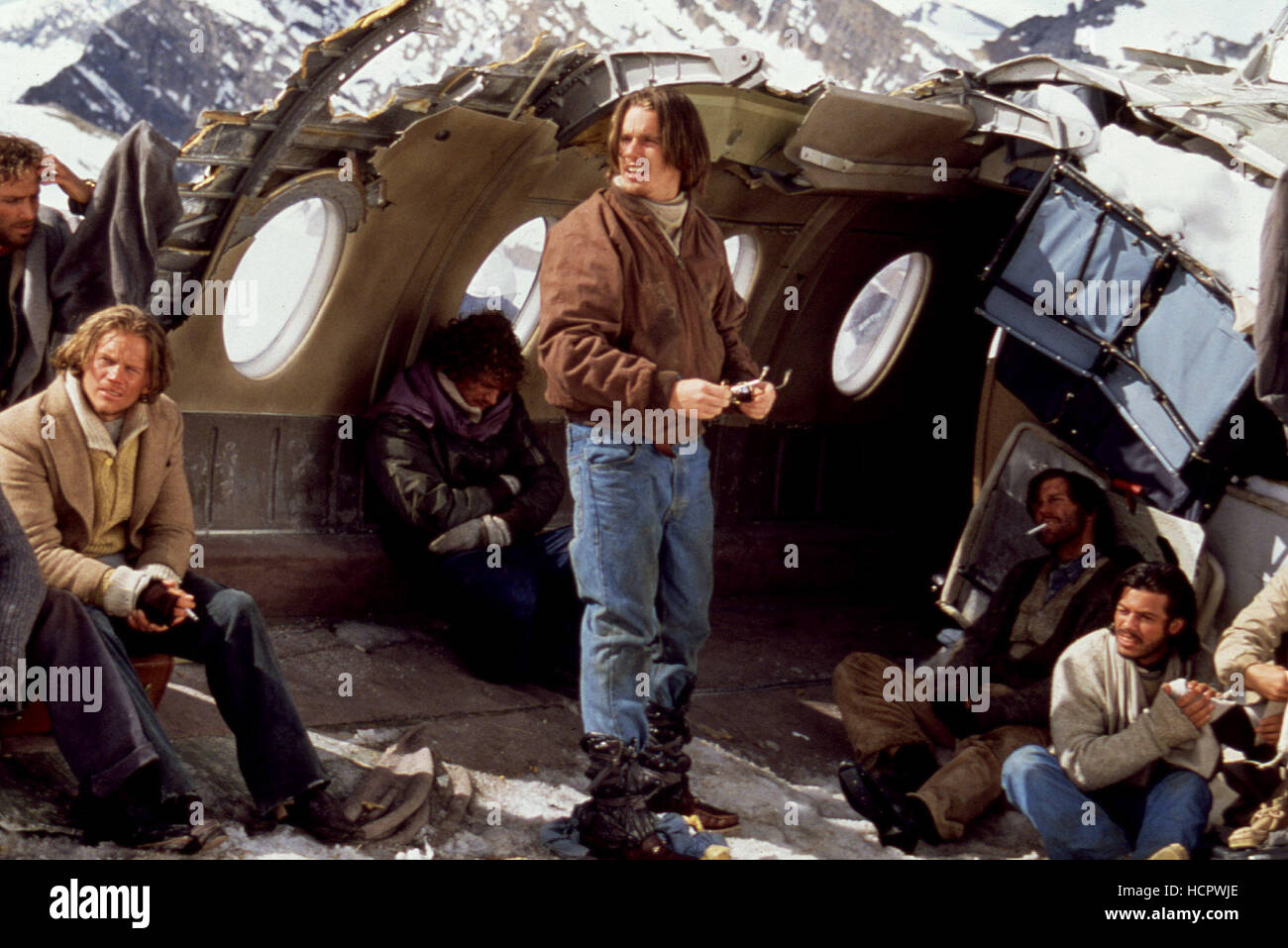 ALIVE, Jack Noseworthy, Michael Tayles, Ethan Hawke, Gordon Currie, Bruce Ramsay, 1993 Stock