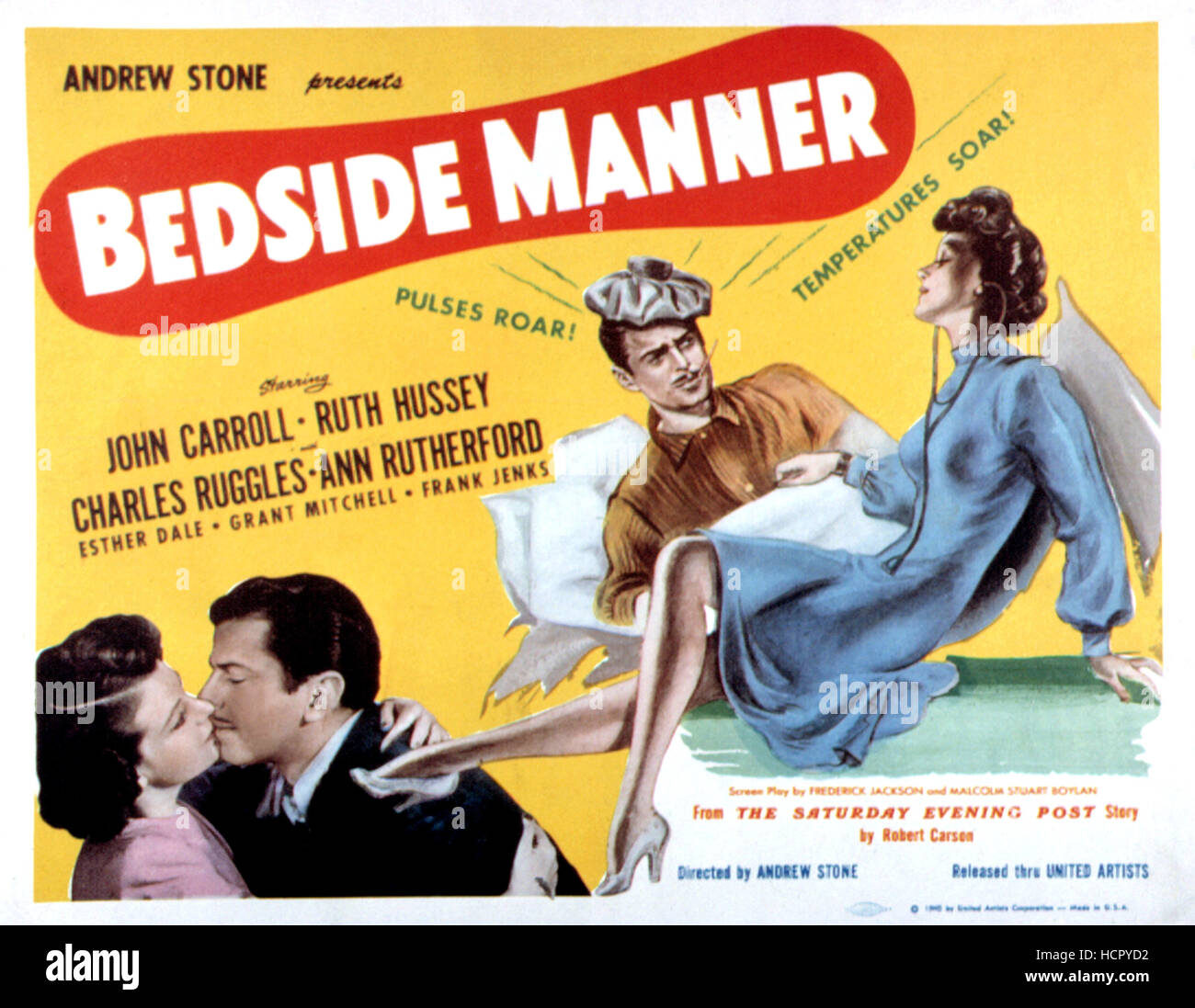 BEDSIDE MANNER, Ruth Hussey, John Carroll, 1945 Stock Photo Alamy