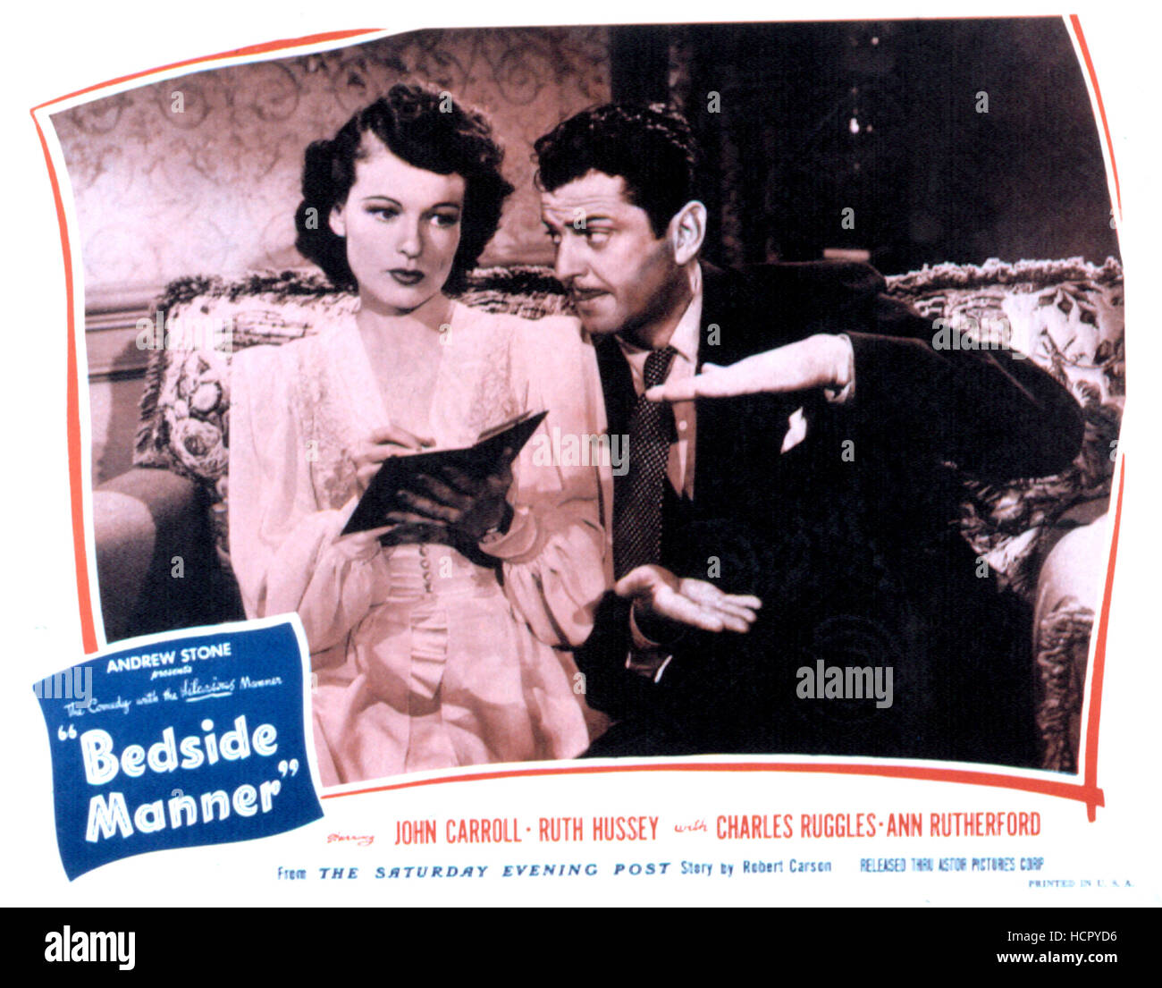 BEDSIDE MANNER, Ruth Hussey, John Carroll, 1945 Stock Photo Alamy