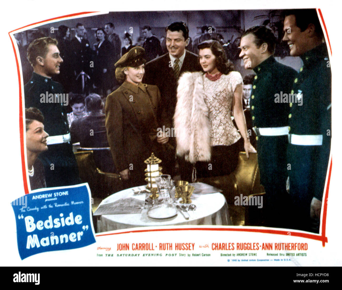 BEDSIDE MANNER, John Carroll (center), 1945 Stock Photo Alamy