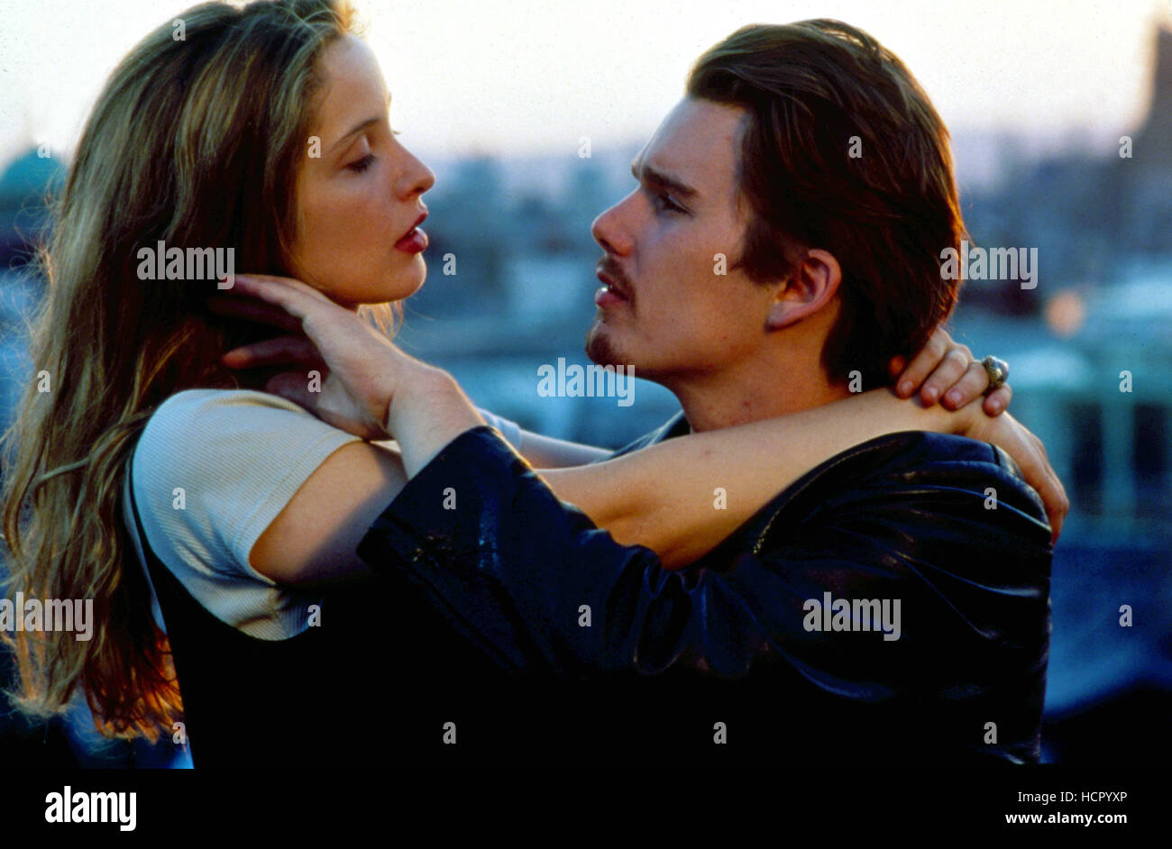 BEFORE SUNRISE, Julie Delpy, Ethan Hawke, 1995 Stock Photo Alamy