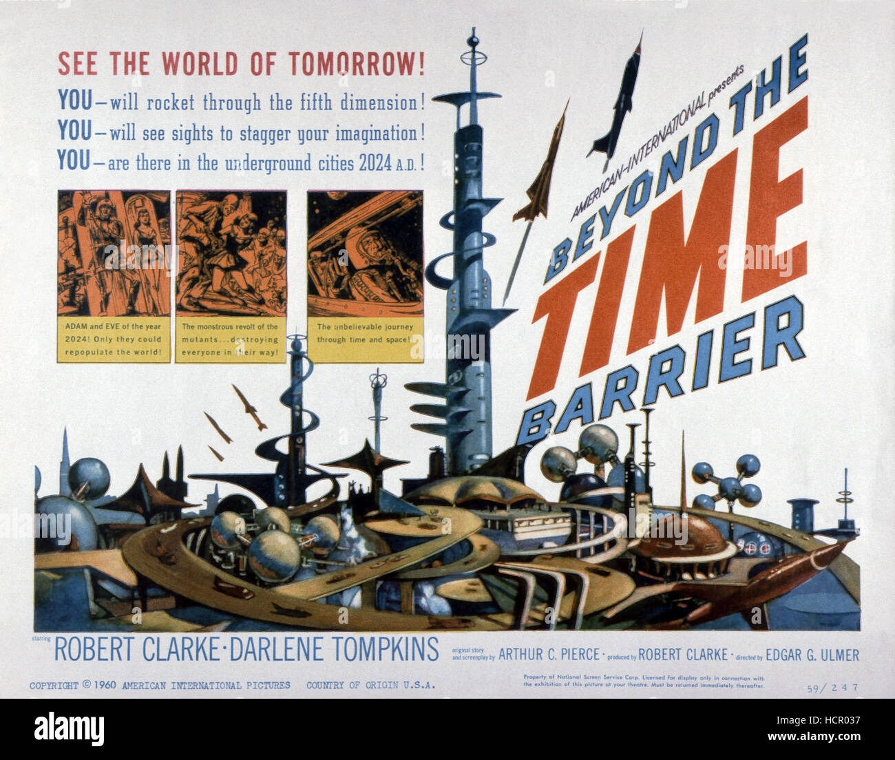 BEYOND THE TIME BARRIER, 1960 Stock Photo - Alamy