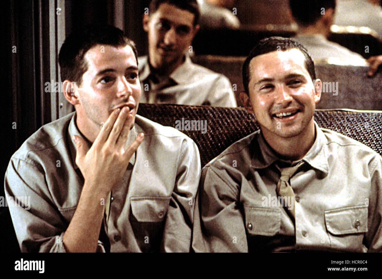 BILOXI BLUES, Matthew Broderick, Matt Mulhern, 1988, (c)Universal