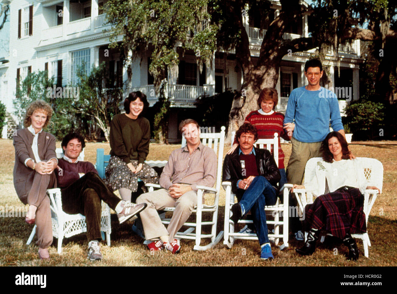 THE BIG CHILL, Glenn Close, Kevin Kline, Meg Tilly, William Hurt, Tom