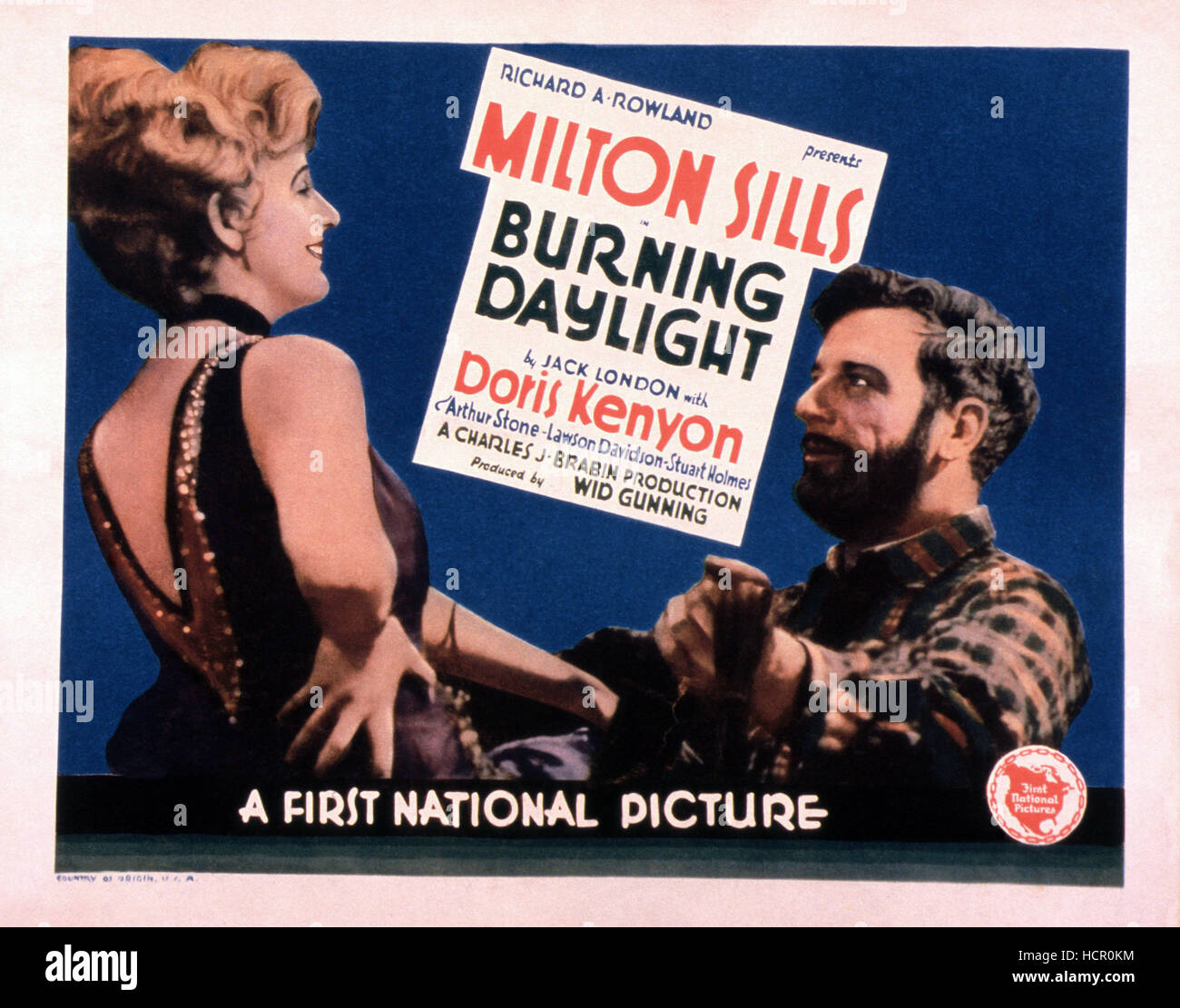 BURNING DAYLIGHT, from left Doris Kenyon, Milton Sills, 1928 Stock