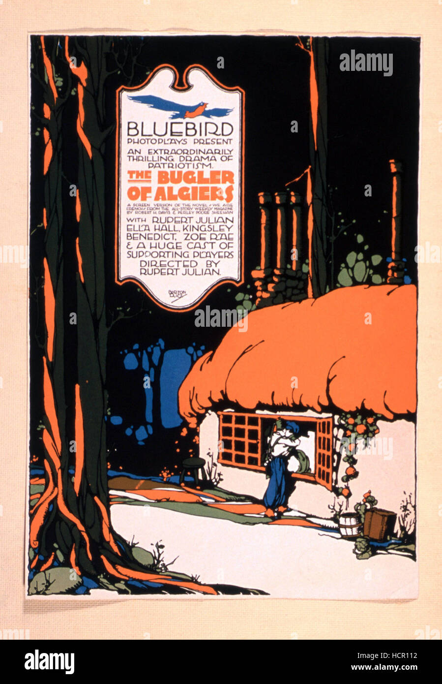 THE BUGLER OF ALGIERS, 1916 Stock Photo