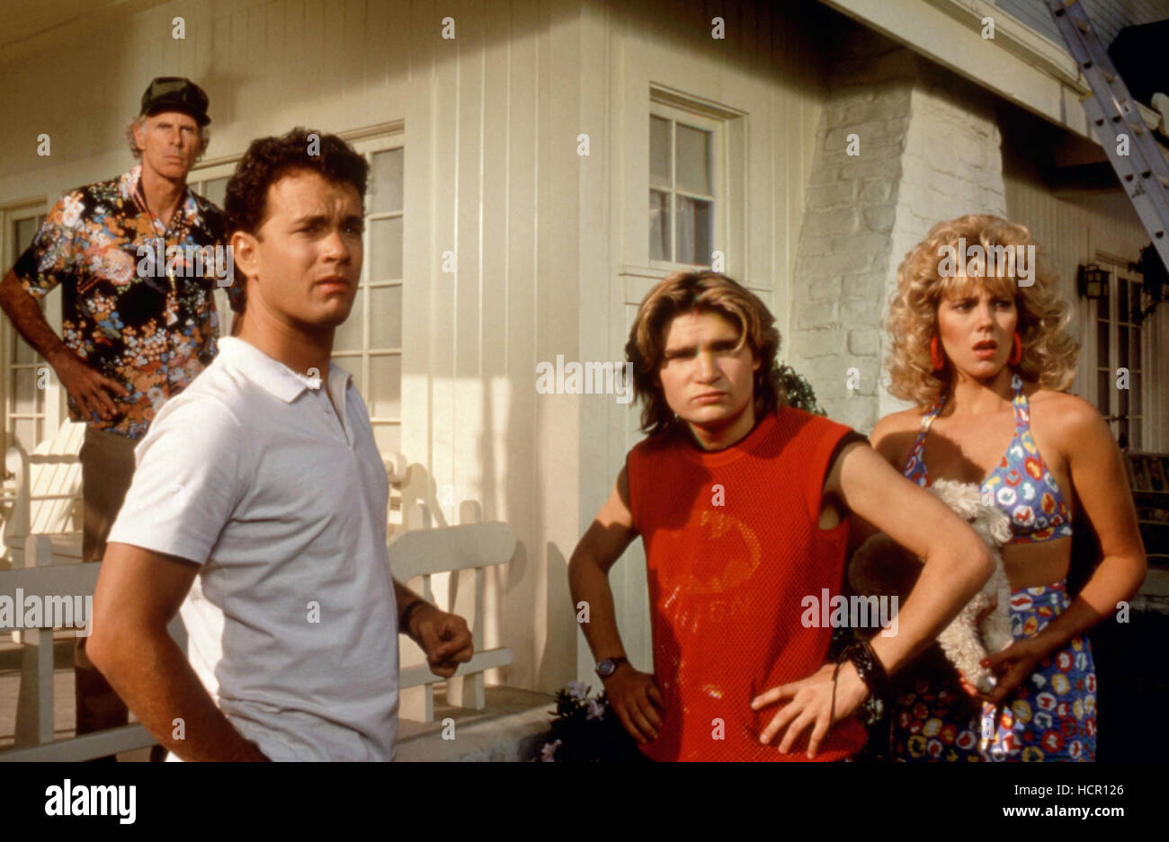 THE BURBS, Bruce Dern, Tom Hanks, Corey Feldman, Wendy Schaal, 1989, (c