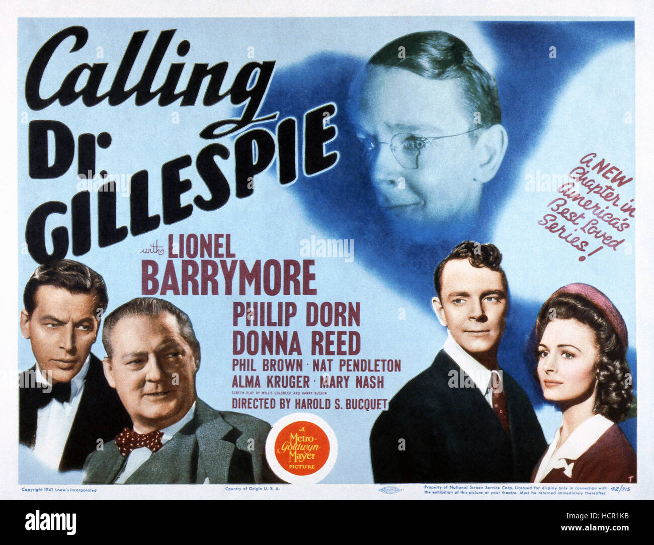 cast of calling dr. gillespie