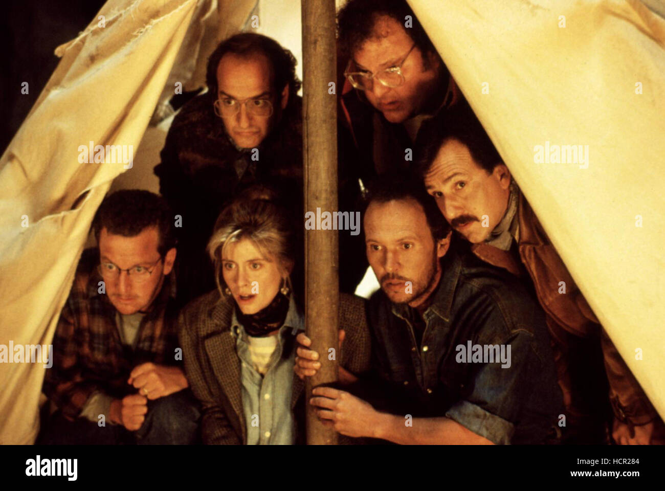 CITY SLICKERS, Daniel Stern, David Paymer, Helen Slater, Josh Mostel, Billy Crystal, Bruno Kirby, 1991 Stock Photo