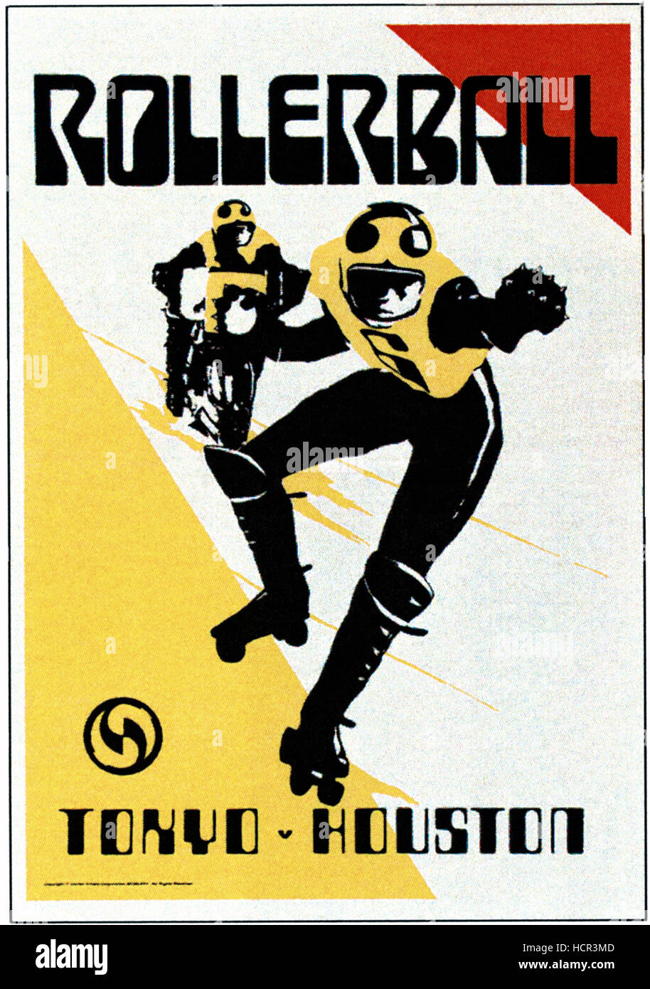 ROLLERBALL, poster art, 1975 Stock Photo Alamy