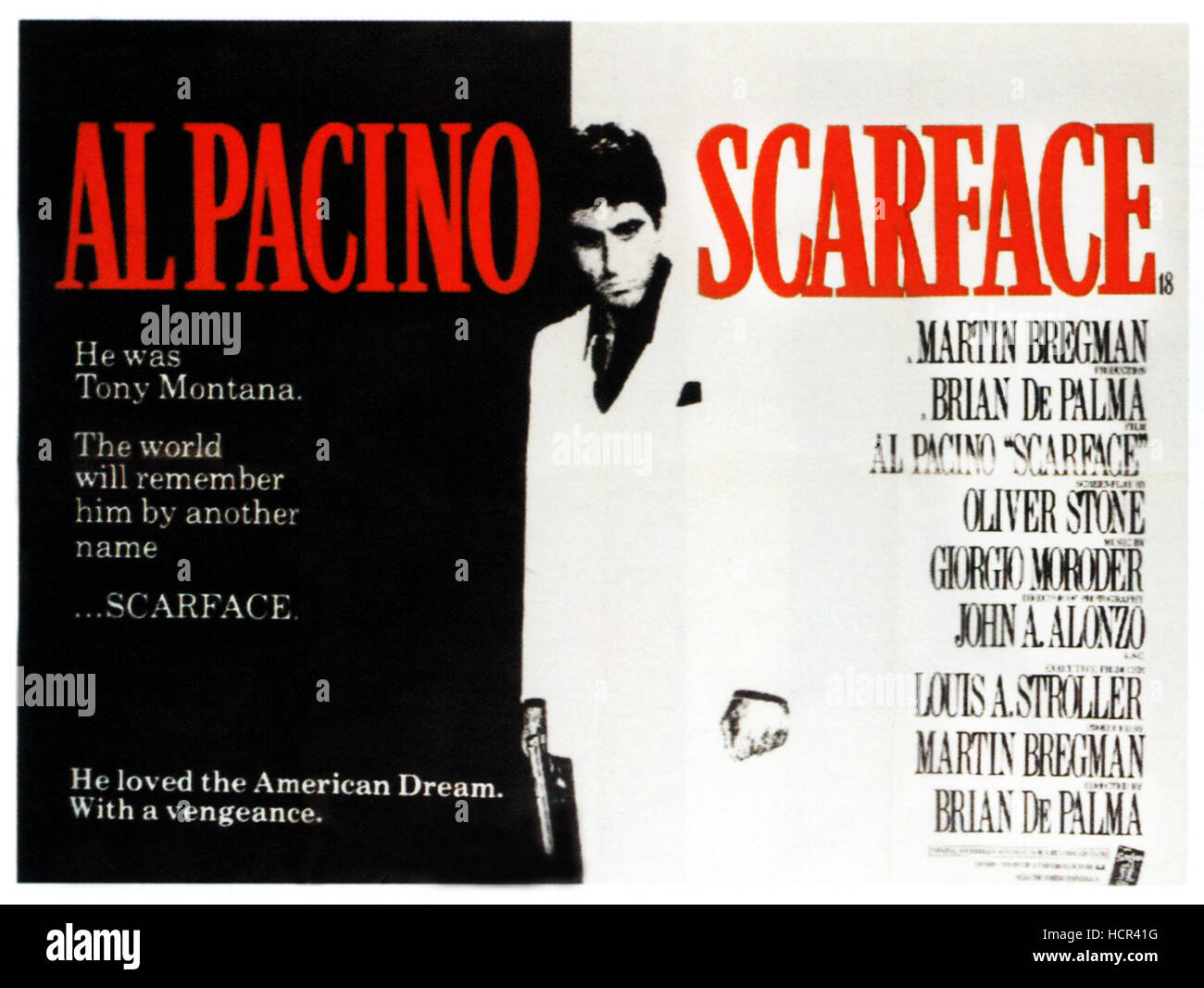 SCARFACE, Al Pacino, 1983, ©Universal Pictures/courtesy Everett