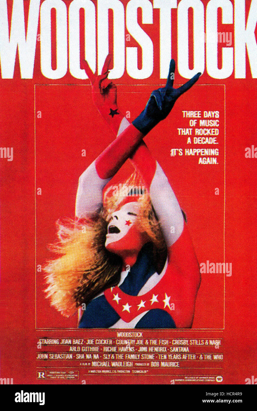 WOODSTOCK, movie poster, 1970 Stock Photo Alamy