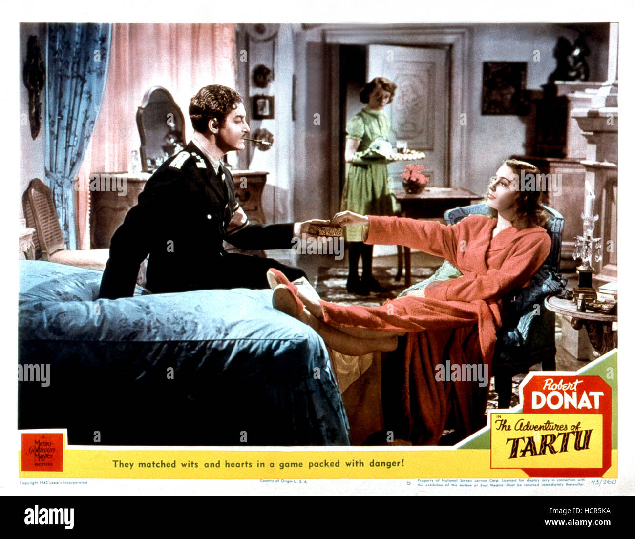 THE ADVENTURES OF TARTU (aka SABOTAGE AGENT), foreground from left