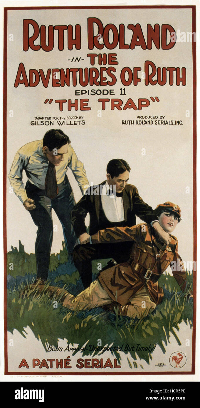 THE ADVENTURES OF RUTH, Ruth Roland (right), 1919 Stock Photo Alamy