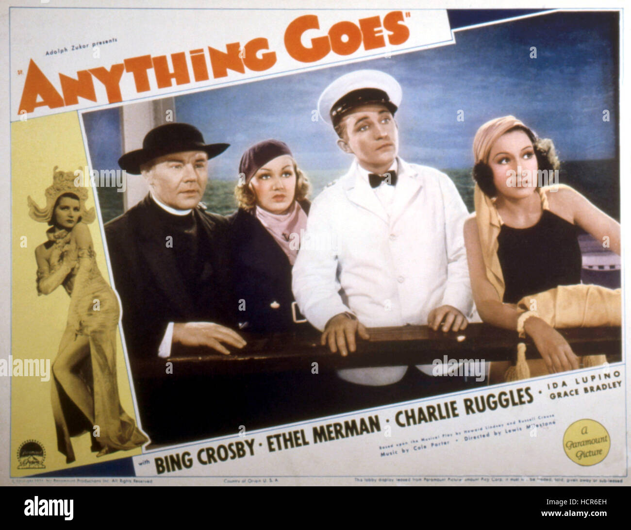 Grace Ruggles ANYTHING GOES, Charles Ruggles, Grace Bradley, Bing Crosby, Ethel ...