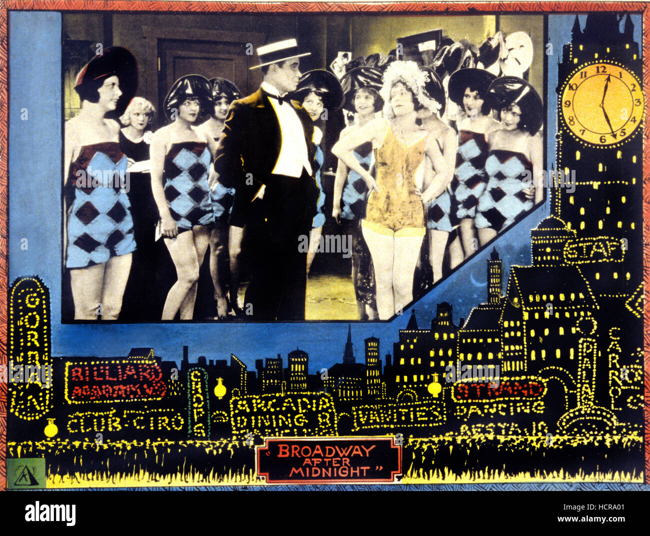 BROADWAY AFTER MIDNIGHT, Priscilla Bonner, 1927 Stock Photo Alamy