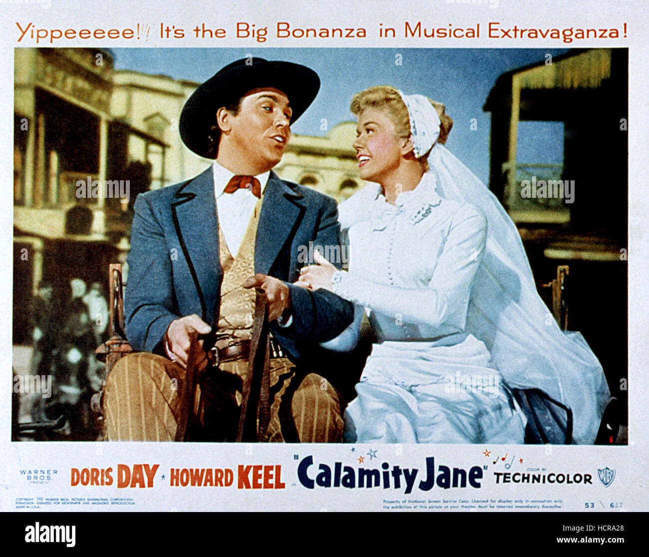 CALAMITY JANE, Doris Day, Howard Keel, 1953 Stock Photo - Alamy