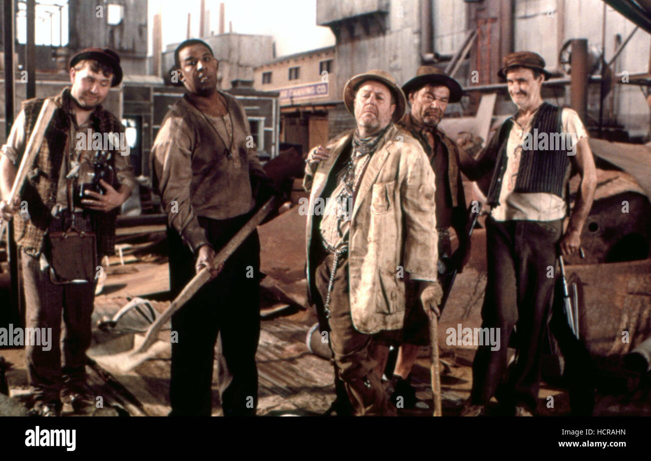 CANNERY ROW, Frank McRae (second from left), M. Emmet Walsh (center