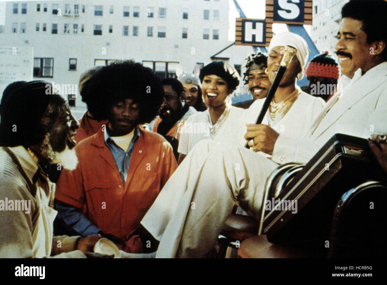 CAR WASH, Franklyn Ajaye, Pointer Sisters, Richard Pryor, 1976 Stock