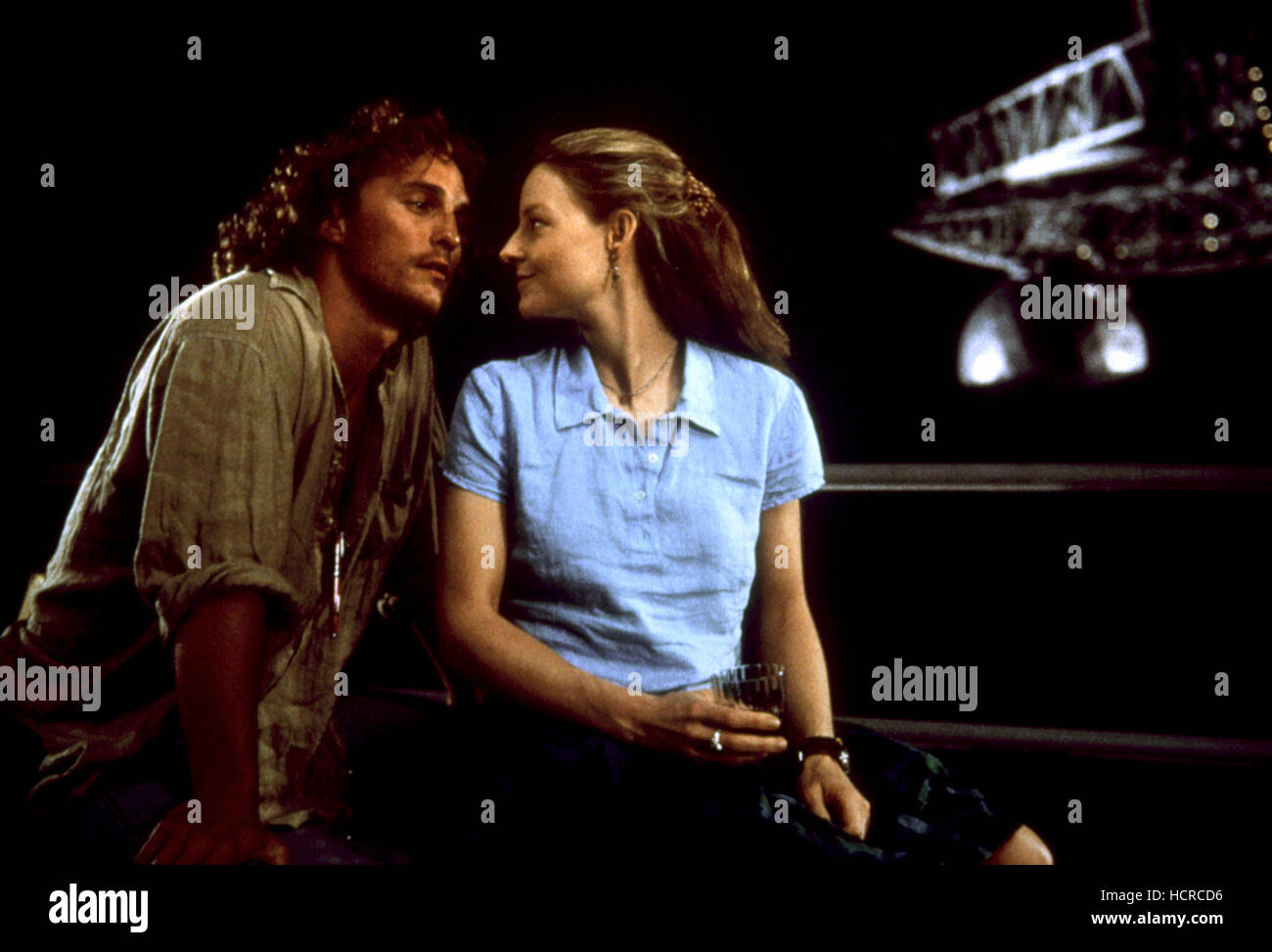 CONTACT, Matthew McConaughey, Jodie Foster, 1997 Stock Photo Alamy