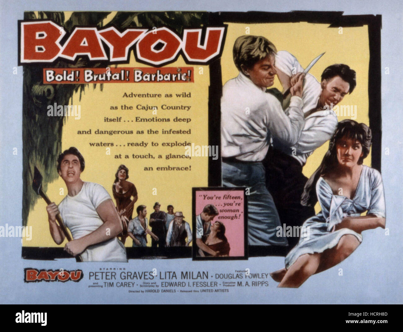 BAYOU, (aka POOR WHITE TRASH), Timothy Carey, Peter Graves, Lita Milan ...