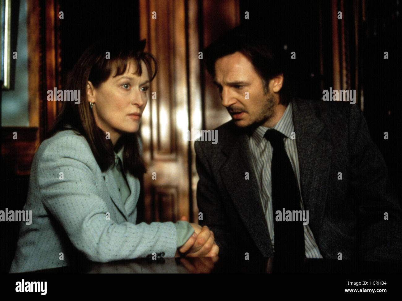 Before And After Meryl Streep Liam Neeson 1996 Stock Photo Alamy