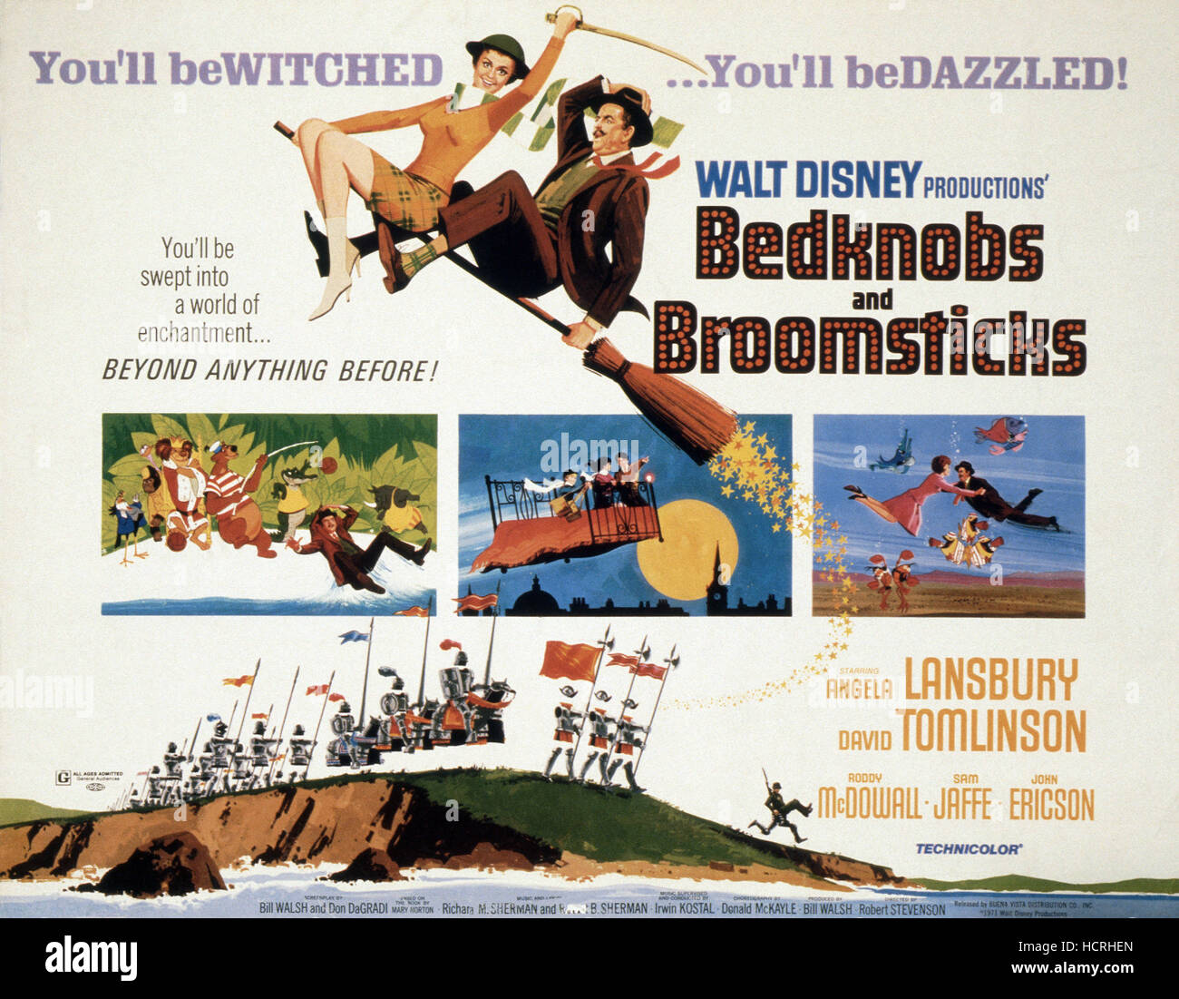 Bedknobs And Broomsticks Top From Left Angela Lansbury David