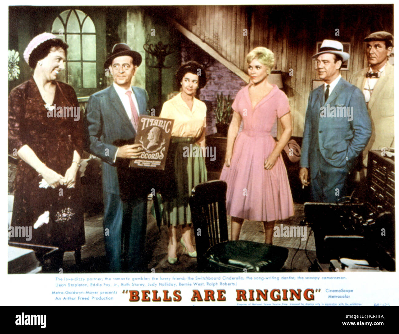 BELLS ARE RINGING, Jean Stapleton, Eddie Foy, Jr., Ruth Storey, Judy