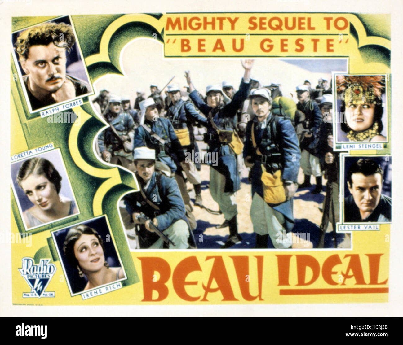 BEAU IDEAL, Ralph Forbes, Loretta Young, Irene Rich, Leni Stengel