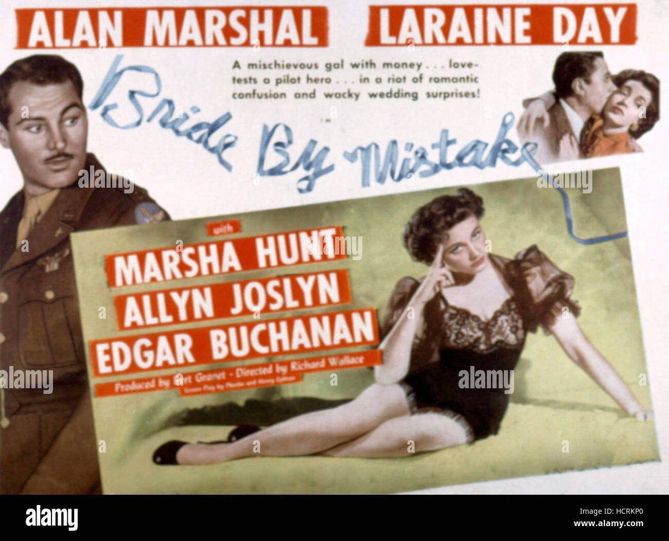 BRIDE BY MISTAKE, Alan Marshal, Laraine Day, 1944 Stock Photo - Alamy