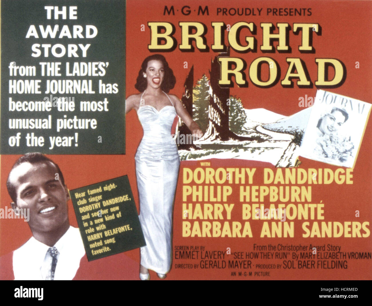 BRIGHT ROAD, Dorothy Dandridge, Harry Belafonte, 1953 Stock Photo Alamy