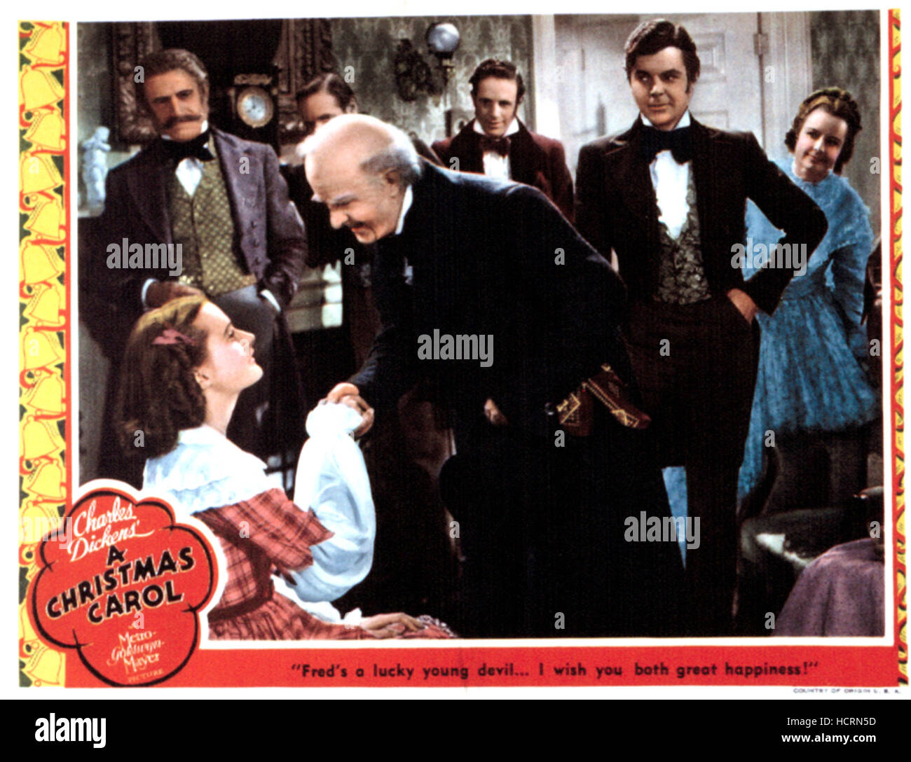 A CHRISTMAS CAROL, Reginald Owen, 1938 Stock Photo Alamy